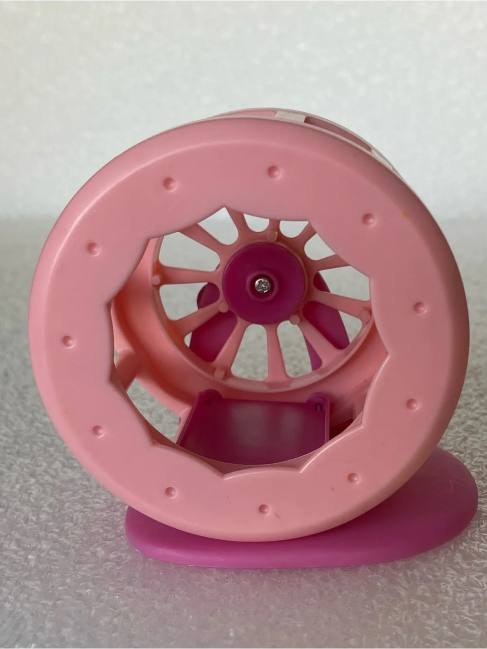 Hasbro Littlest Pet Shop LPS Pink HAMSTER WHEEL Lovin' Pet Playhouse Replacement
